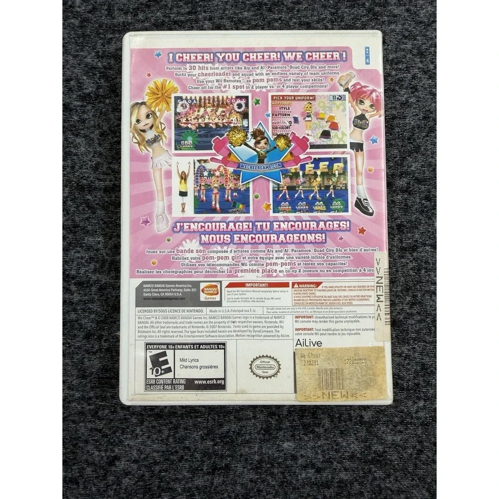 We Cheer (Nintendo Wii, 2008)
